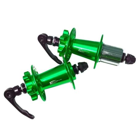 Maza Eclipse Sellada Juego Disco Alum 32H Ancha Verde
