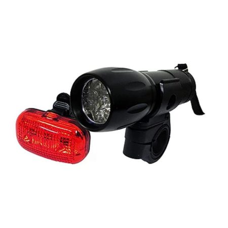 Luz Set el/Trasera 9 LED Con Pilas