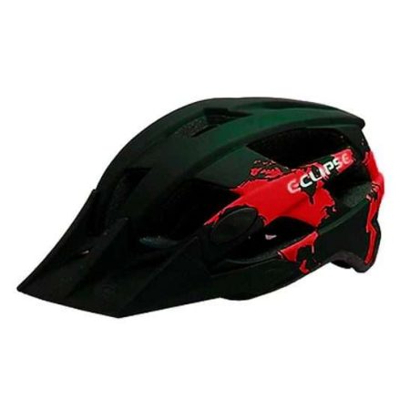 Casco MTB Eclipse Negro-Rojo