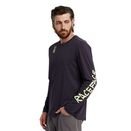Polera Race Face LS Commit Black