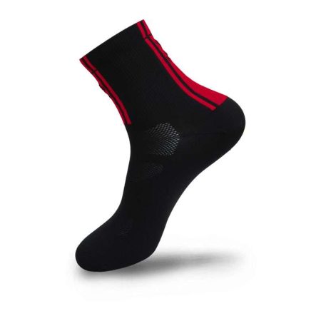 Calcetines FLR Negro/Rojo