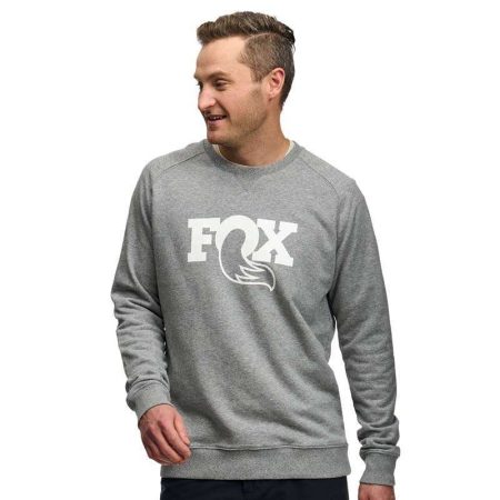 Poleron Fox Crewneck Gris