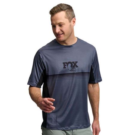 Polera Fox High Tail SS Gris