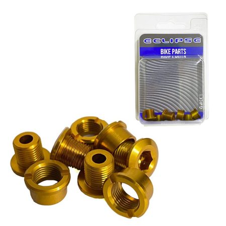 Perno Eclipse de Corona Aluminio cnc Naranjo