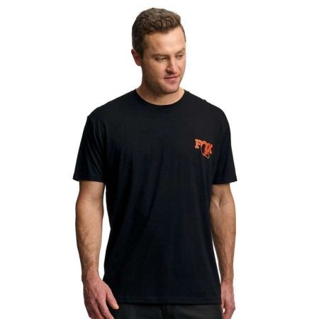 Polera Fox Textured SS Negro
