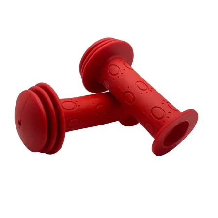 Puños de Niño Bicicleta Rojo Silicona
