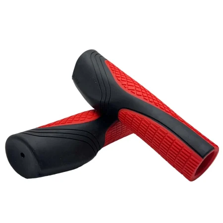 Puños Empuñadura Ozono Negro-Rojo