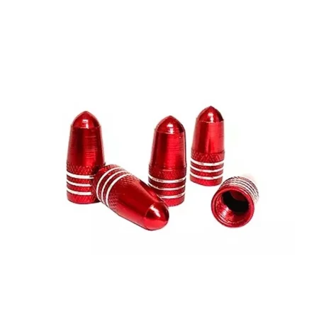 Tapa Válvula 5 piezas Rojo