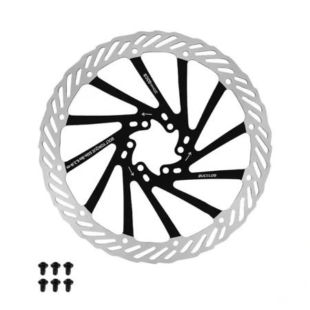 BUCKLOS-Rotor de freno de disco hidráulico ultraligero para bicicleta de montaña, disco de freno de bicicleta