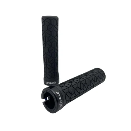 Puño VELO M.T.B Negro Lock Aluminio 2098 D2 135mm