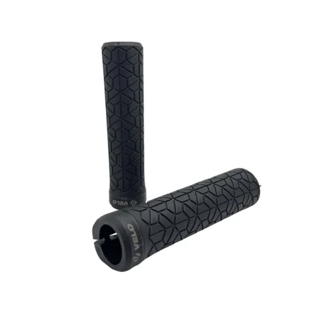 Puño VELO M.T.B Negro Lock Aluminio 2114 D2 134mm