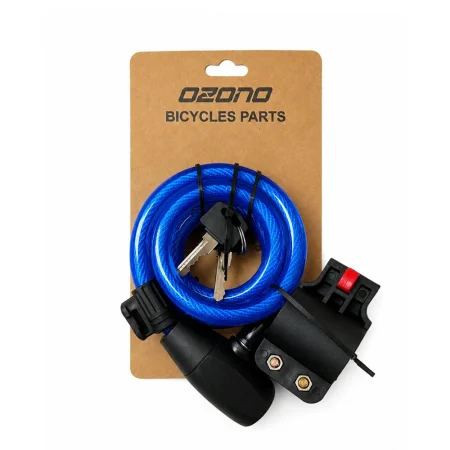 Candado OZONO con llave Azul