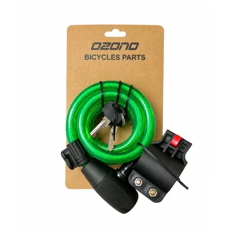 Candado OZONO con llave Verde