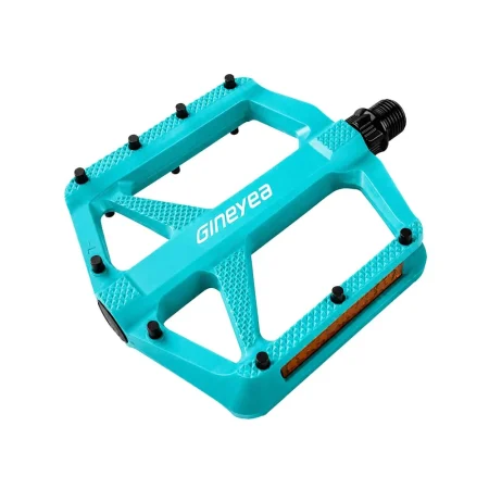 Pedal MTB Plataforma Resina Sellado Turquesa