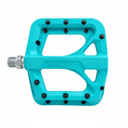 Pedal MTB Nylon Sellado Pins Turquesa