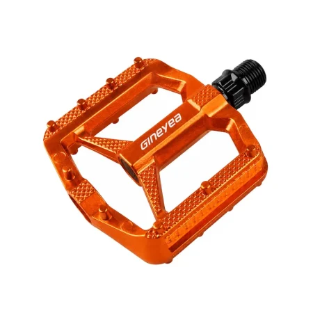 Pedal MTB Plataforma Aluminio Sellado Naranjo