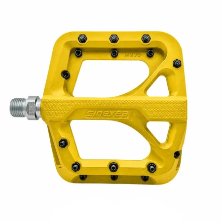 Pedal MTB Nylon Sellado Pins Amarillo